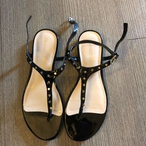Franco Sarto Black Gladiator Sandals